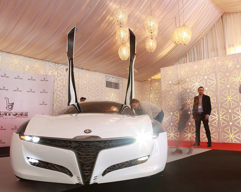 luxury sports cars exhibition